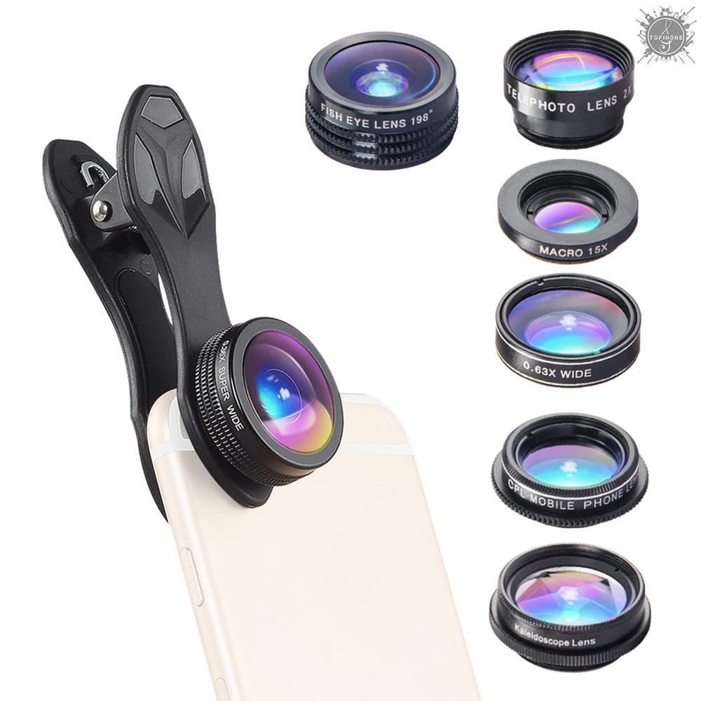 Lens APEXEL APL-DG7 7 trong 1 198° 0.36X CPL 2X chuyên dụng chất lượng