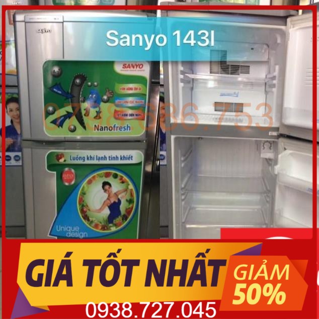 0938.727.045 Giảm giá TỦ LẠNH SANYO 130L QUA SỬ DỤNG ( Đồ Cũ Chỉ Bán ở HCM )