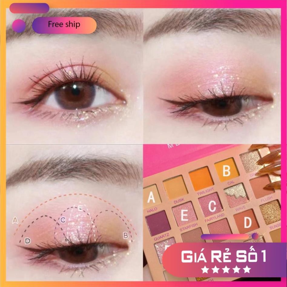 Bảng Phấn Mắt Nhũ Lì 20 Ô Mealea Sunset nk032 HQHQ20 | BigBuy360 - bigbuy360.vn