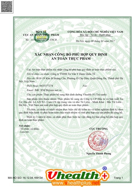 Bữa ăn dinh dưỡng Vhealth (vị socola) | BigBuy360 - bigbuy360.vn