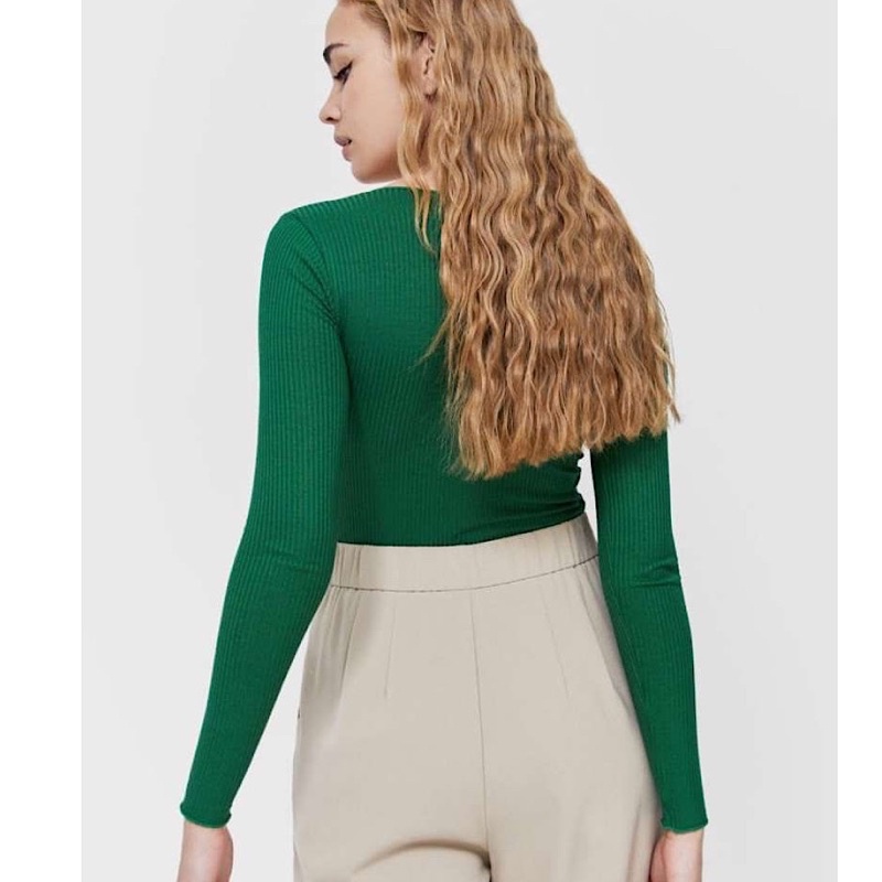 Áo Body Nữ Stradivarius Auth