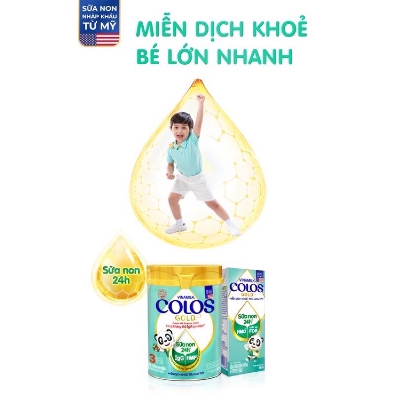 Sữa Vinamilk Colos Gold 1 350g bổ xung sữa non 24h