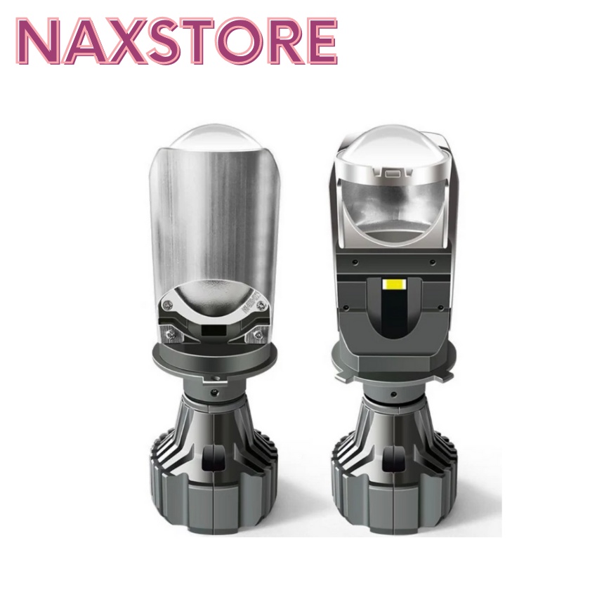 Đèn pha Led bi cầu T40/F40 2022 mẫu mới tăng Sáng chân đền H4 lắp cho cả ô tô và xe máy