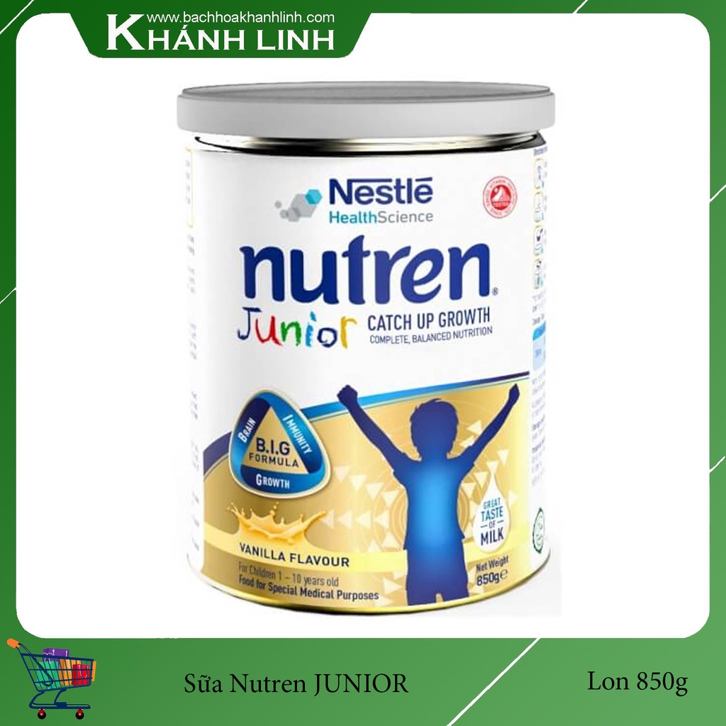 Sữa Bột Nutren Junior Lon 850g ( date mới nhất )