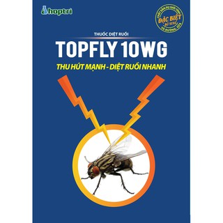 Thuốc diệt Ruồi TOPFLY 10WG THU HÚT MẠNH DIỆT RUỒI NHANH  Gói 20g