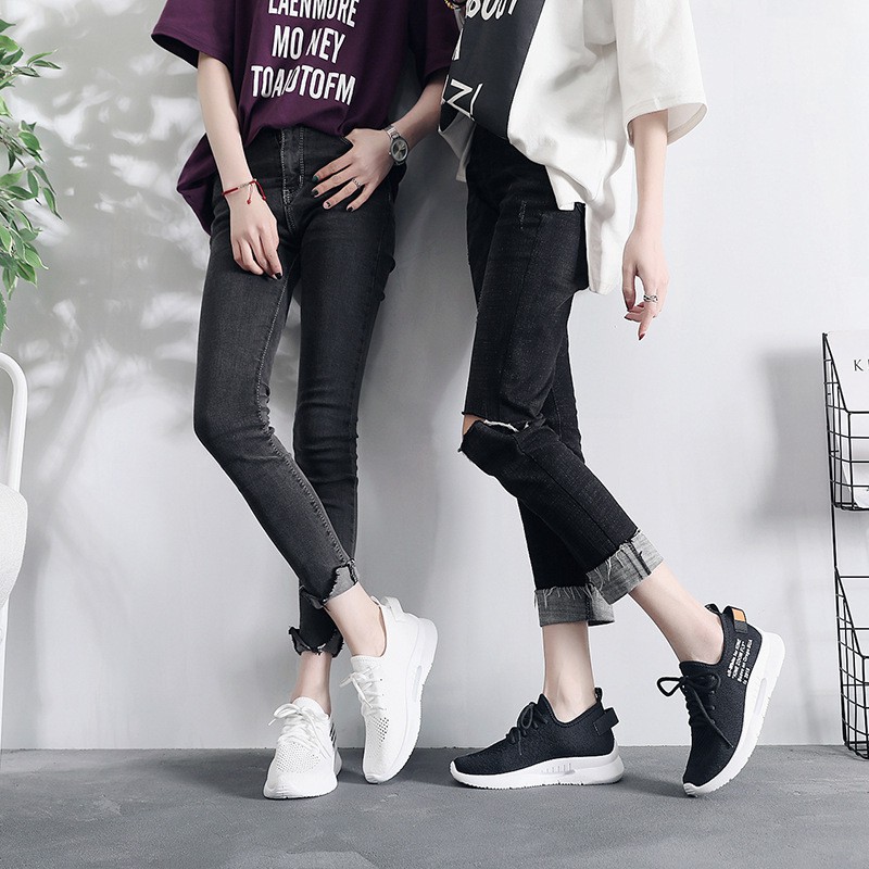 Giầy thể thao nữ, giày sneaker nữ buộc dây thời trang hàn quốc -dg25