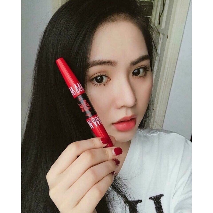 Mascara Hai Đầu Sivanna Super Model 5X Long Waterproof HF893 5.7g