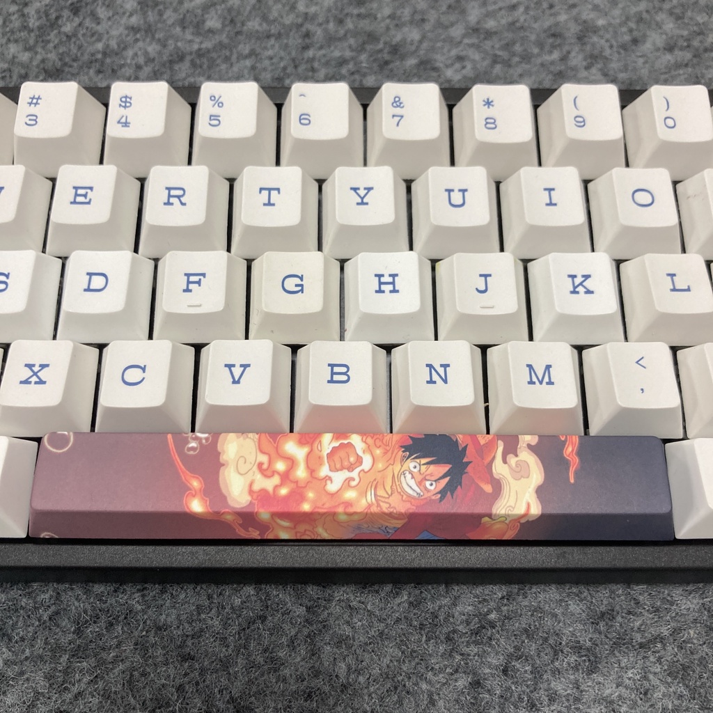 One Piece Luffy Keycaps Bàn phím cơ Keycap PBT 5 mặt Thuốc nhuộm thăng hoa Anime Key Caps cho Cherry Profile 87 104 108 Phím