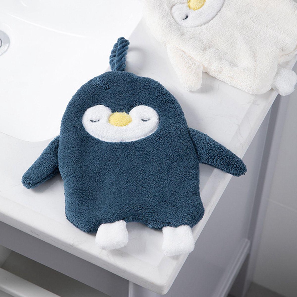 JARRED Khăn Lau Tay Mềm Mại Họa Tiết Chim Cánh Cụt