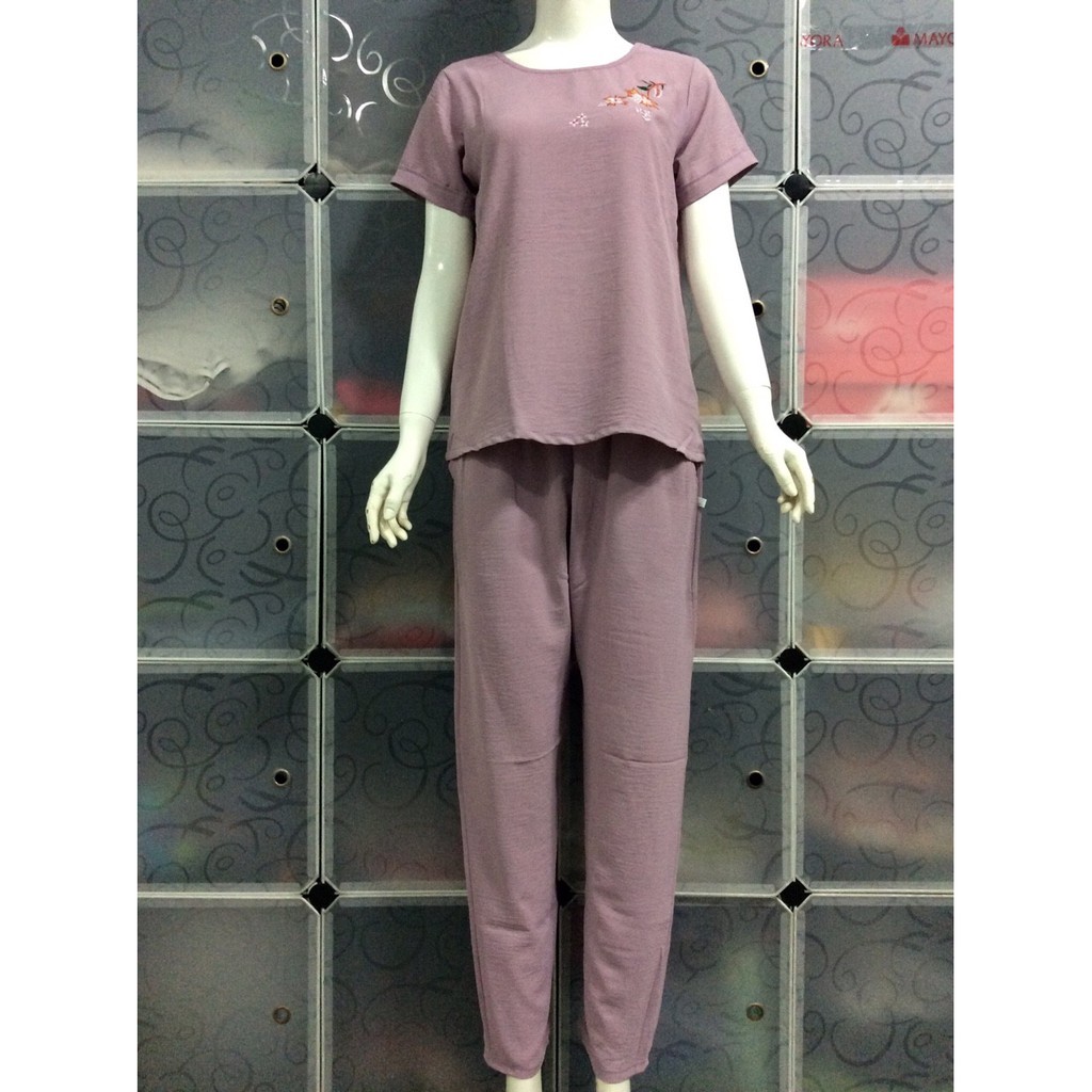 ĐŨI DÀI TRUNG NIÊN Đồ bộ mặc nhà Big Size cao cấp có co giãn ShopThanhThanh