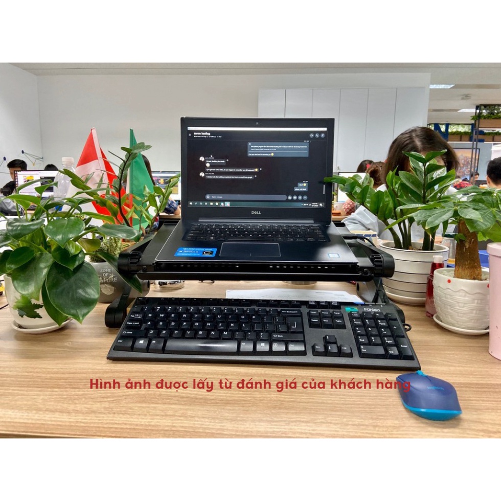 Giá đỡ laptop đa năng kiêm bàn phù hợp mọi tư thế làm, BH 12 tháng