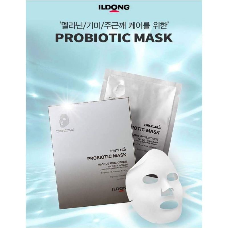 Mặt nạ truyền trắng Probiotic Ildong hộp 10 miếng