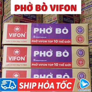 Thùng phở bò, phở gà VIFON - 30 gói/thùng