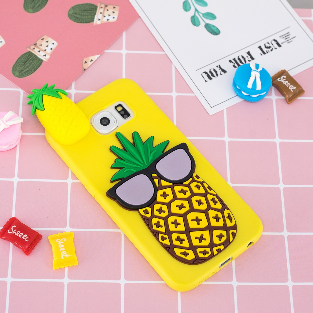 Ốp điện thoại silicon thiết kế hoạt hình dễ thương cho Samsung S6 Edge | BigBuy360 - bigbuy360.vn