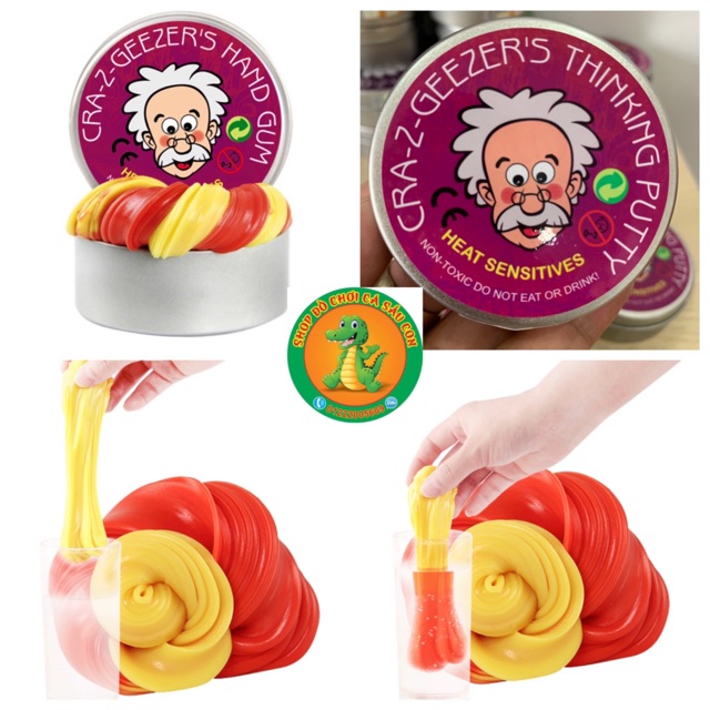 PUTTY THAY ĐỒI MÀU SẮC Ở NHIỆT ĐỘ NÓNG LẠNH 5 MÀU ( HÀNG CHÍNH HÃNG )