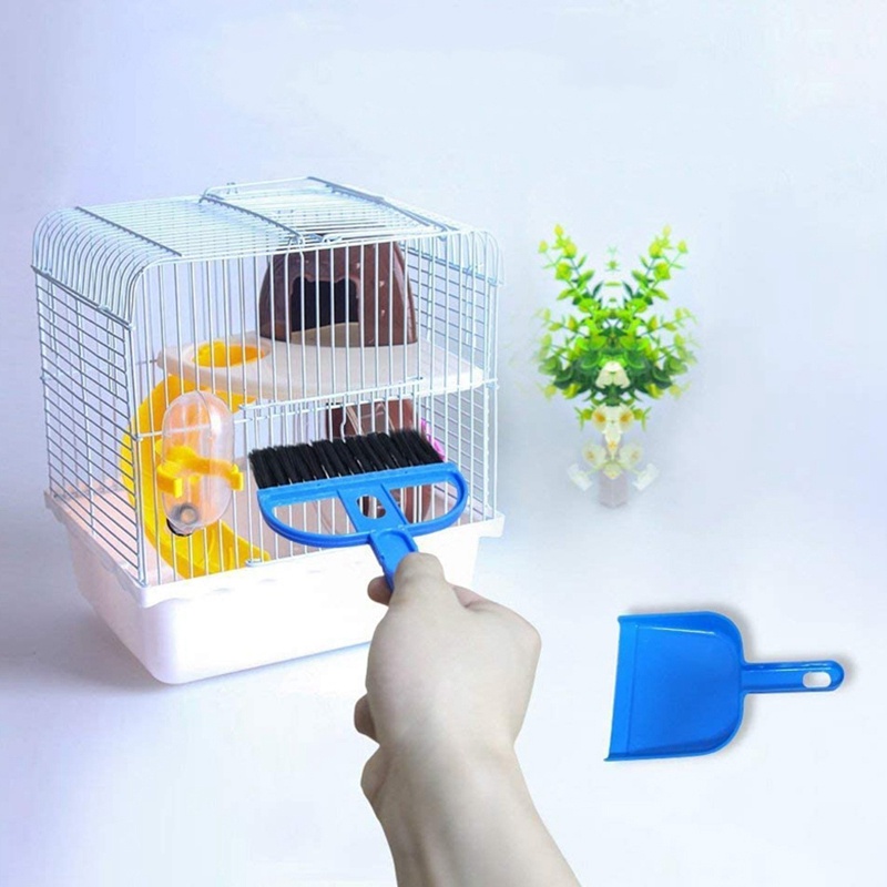 Chổi Và Đồ Hốt Bụi Mini Dành Cho Chuột Hamster / Nhím / Nhím
