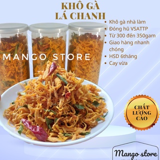 Khô gà lá chanh đóng hũ 300g MANGO STORE