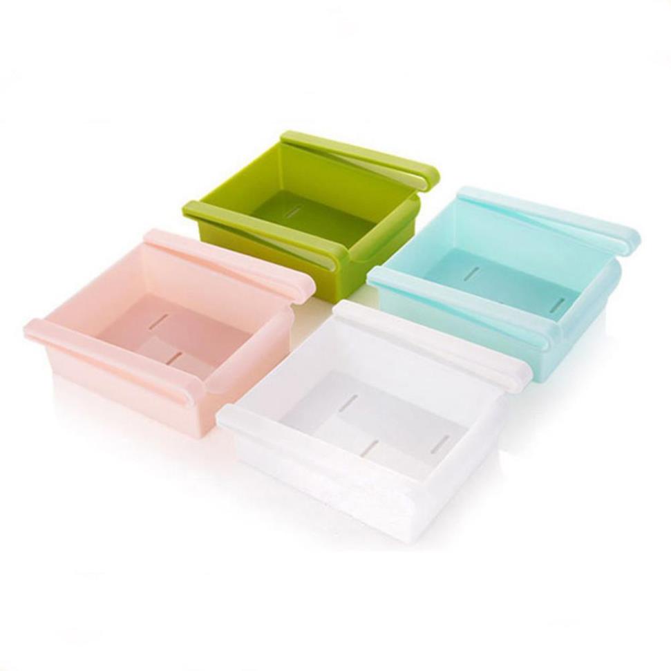 Khay để đồ tiện ích  thông minh Khay để đồ trong tủ lạnh mini đựng đồ ăn trong nhà bếp MS1213