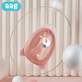 Bát ăn dặm kèm thìa aag
