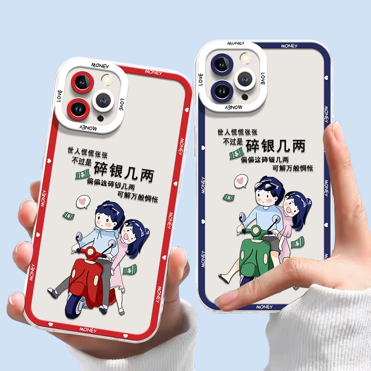 Ốp Điện Thoại Silicon TPU Mềm Trong Suốt In Họa Tiết Dễ Thương Chống Sốc Cho IPhone 14 13 12 Pro Max 11 XS XR X 8 7 6S Plus