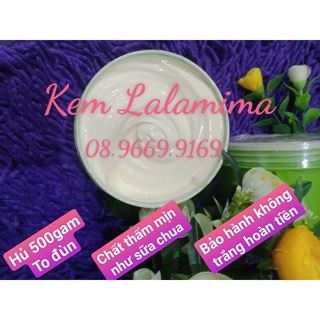 Kem body lalamima trắng mịn tự nhiên - hủ 500g