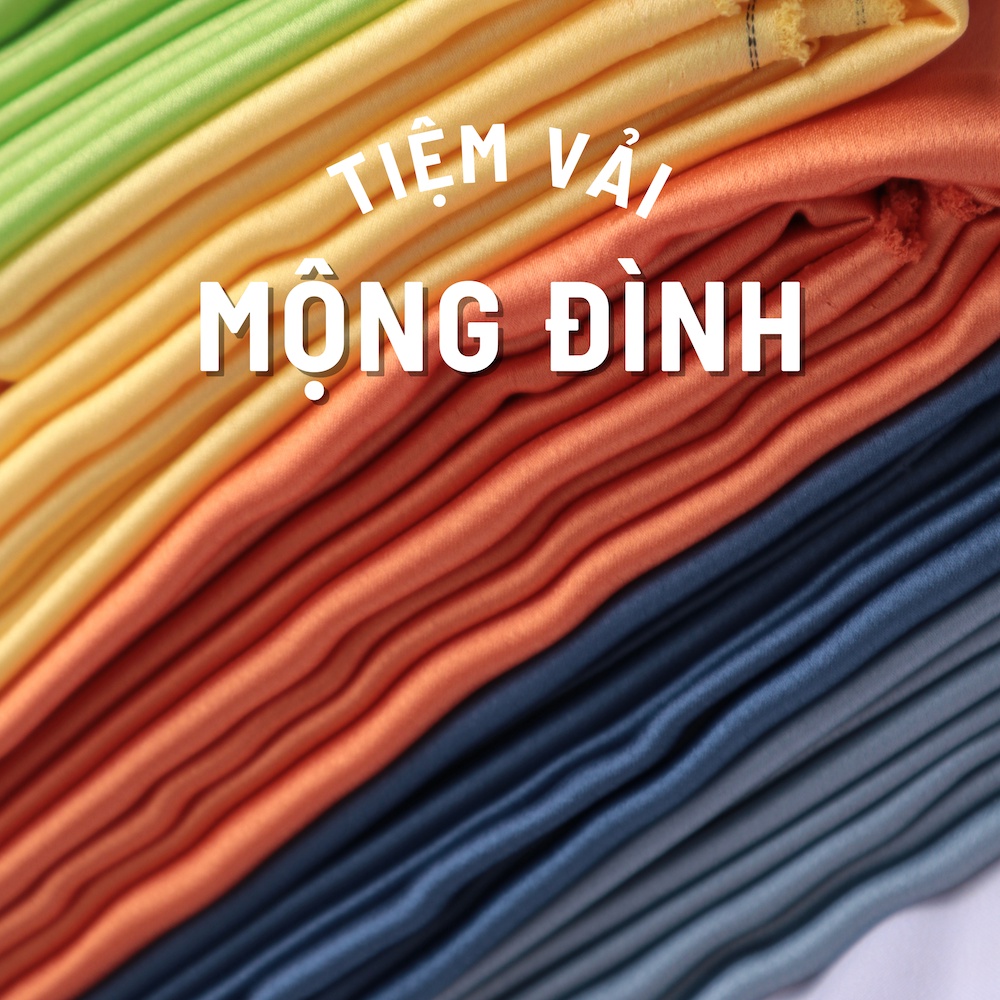 Vải Satin Cao Cấp Tone Vàng Cam