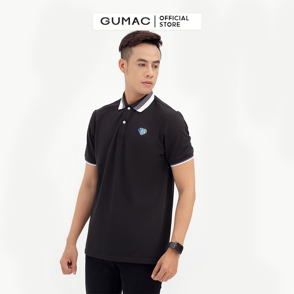 [Mã WABRGD12 giảm 10% đơn 250K] Áo thun polo nam thêu GUMAC ATNB5102 | BigBuy360 - bigbuy360.vn