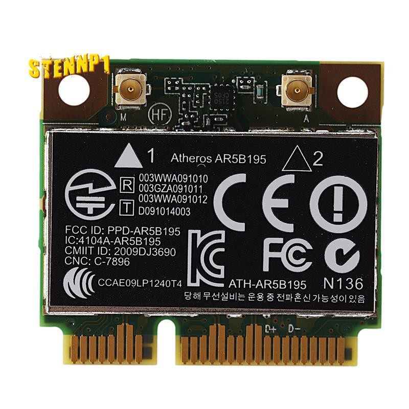 Thẻ Không Dây Mini Pci-E Ar9285 Ar5B195 150m + Bt3.0 Sps: 593127-001 592775-001 Cho 430 431 43536 4530s