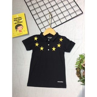 Áo Phông Bé Trai Có Cổ Chất Cotton Đẹp (Ảnh Chụp Cam  Thường) Mặc Mát Cho Bé Yêu