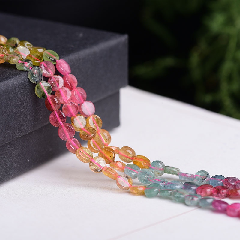 4a kẹo brazil tự nhiên tourmaline hạt rời pha lê diy