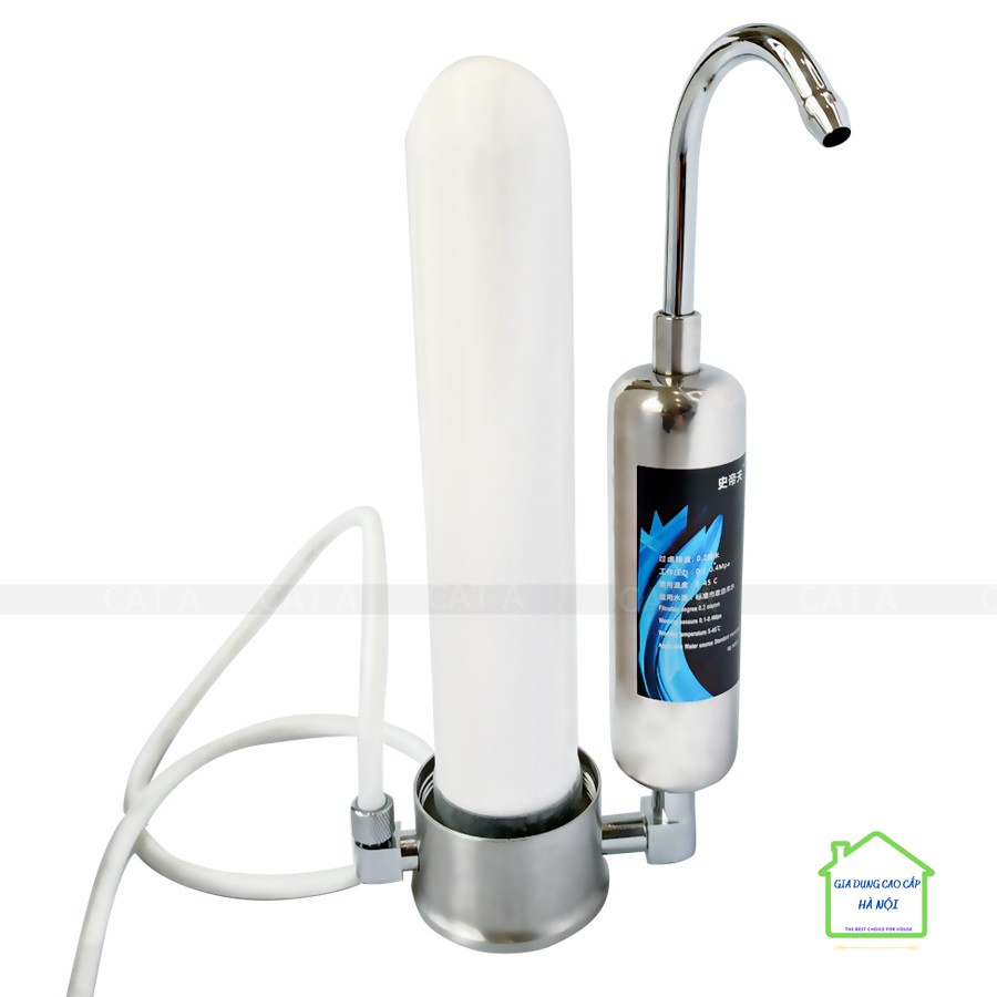 MÁY LỌC NƯỚC MINI TẠI VÒI WATER PURIFIER Máy Lọc Nước Tại Vòi - Máy Lọc Nước Mini Phục Hồi Nguồn Nước Sinh Hoạt, Bảo Vệ