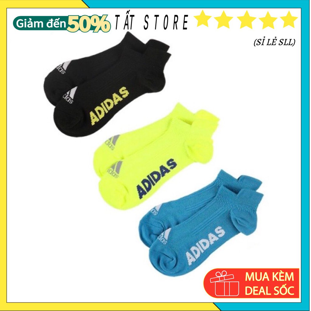 Tất đá bóng -nam cổ ngắn (Set 3 đôi) Vớ đá banh thể thao Tất cổ thấp xuất sịn không bai không xù TT26
