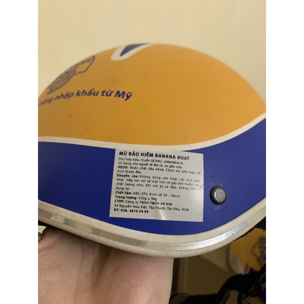 MŨ BẢO HIỂM BANANA BOAT DÀNH CHO NGƯỜI ĐI MOTO XE MÁY