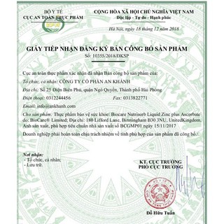 Kẽm Biocare ZinC
