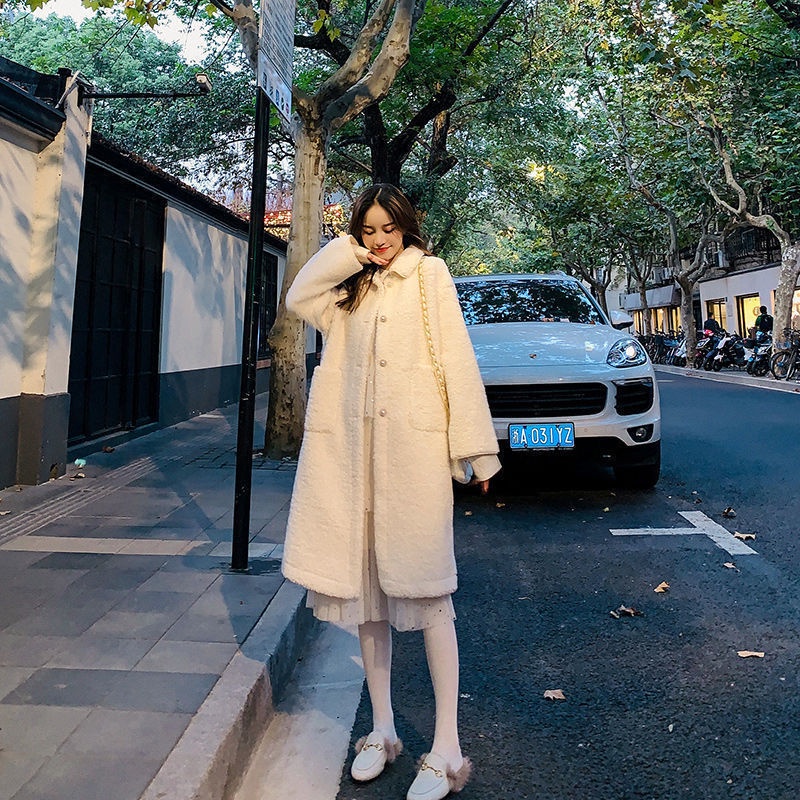 IELGY    Áo Khoác Dáng Rộng Thời Trang Hàn Quốc Dành Cho Nữ