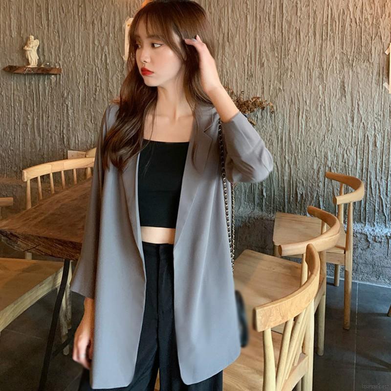 Áo Khoác Blazer Nữ Dáng Rộng Phong Cách Hàn Quốc | BigBuy360 - bigbuy360.vn