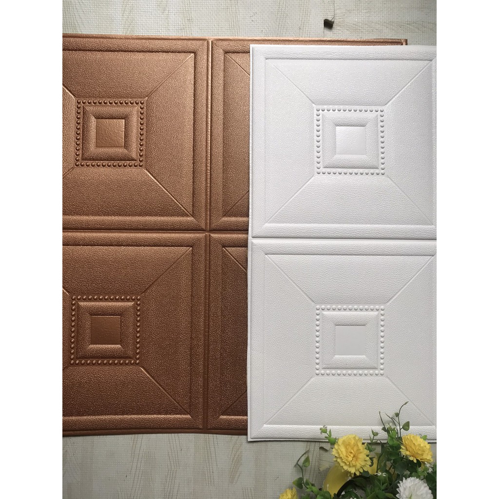 Xốp Dán Tường Giả Da Cao Cấp Mới, Kích Thước 70cm x 70cm | BigBuy360 - bigbuy360.vn