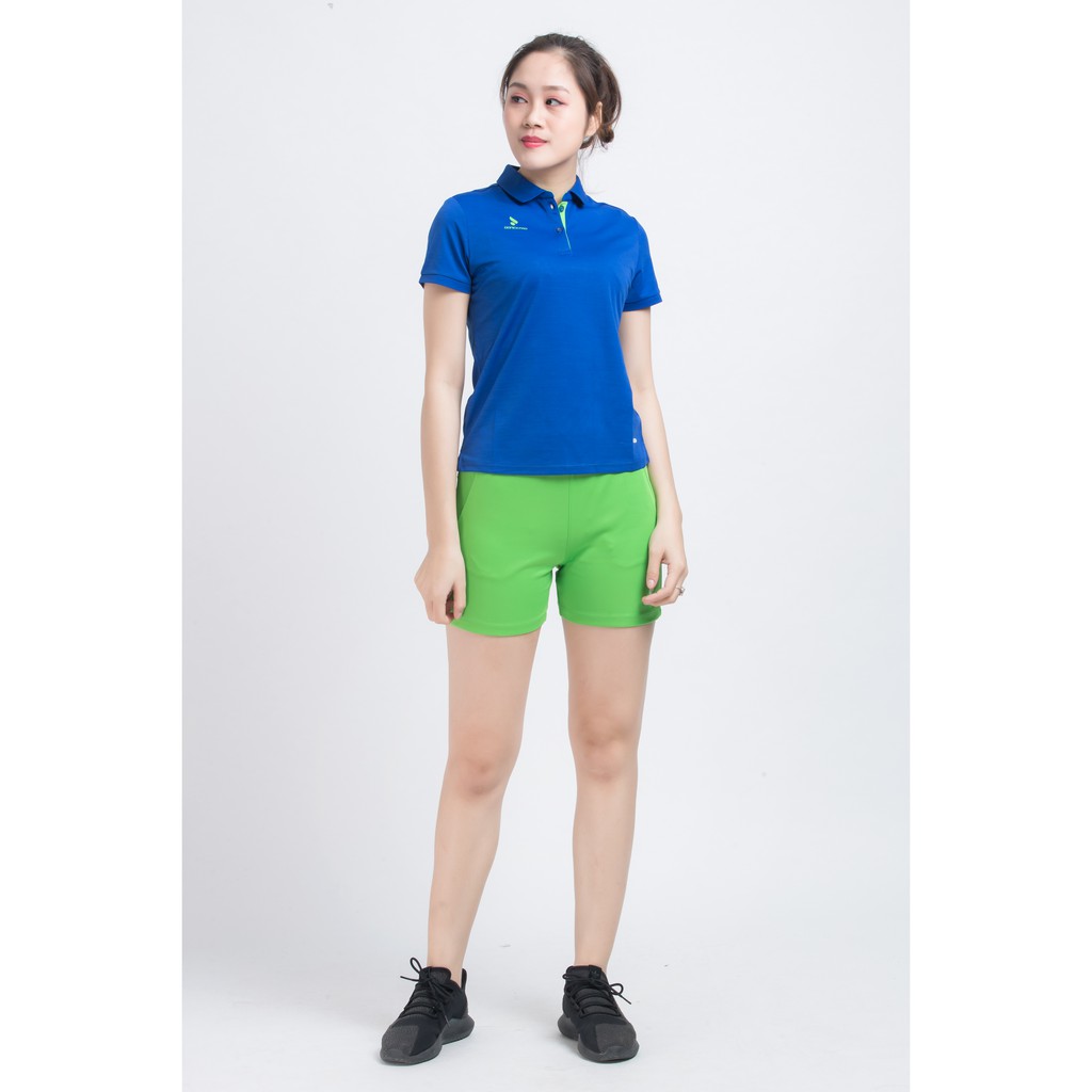 Áo thun thể thao nữ DONEXPRO 3376 màu xanh bích