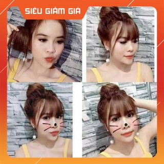 Tóc mái thưa giả hàn quốc y như tóc thật nnk032
