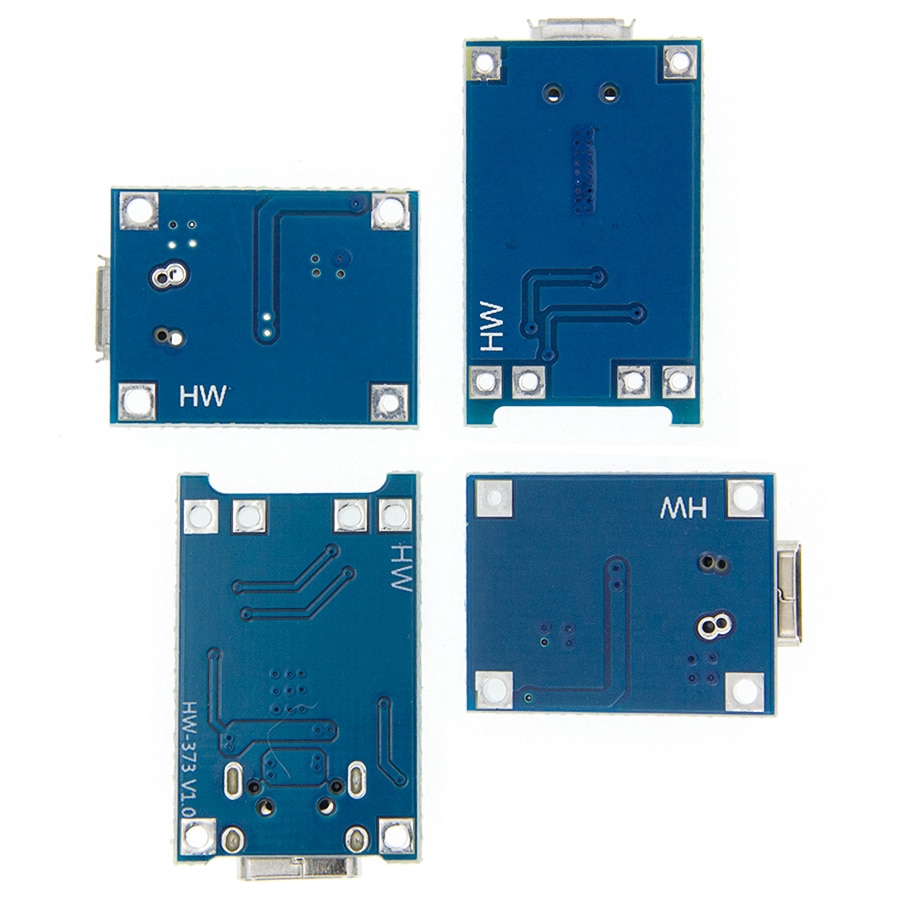 Mô Đun Sạc Pin lithium 18650 lithium Bảo Vệ 5v 1a micro usb Kép tp4056
