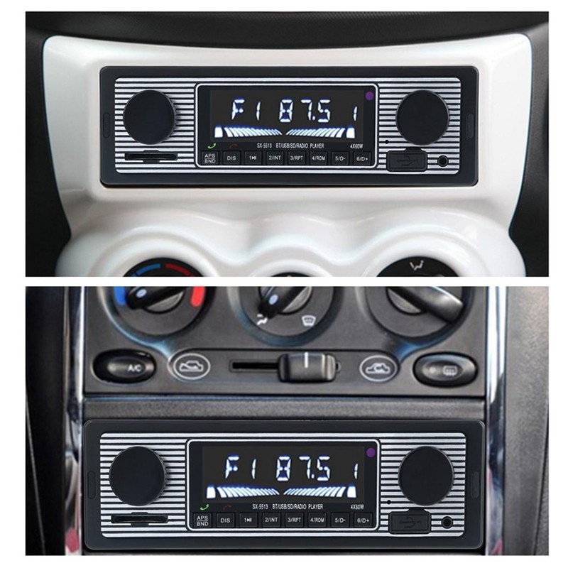 5513 12V Bluetooth Car MP3 Player Digital FM Stereo Radio / Thẻ kỹ thuật số an toàn / MMC