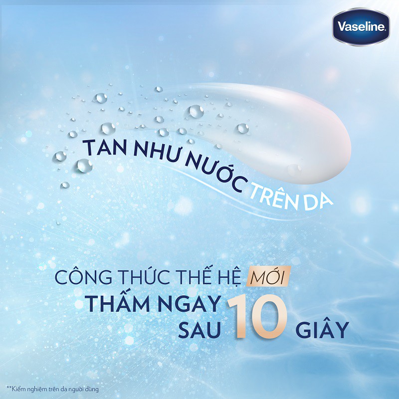 Sữa dưỡng thể Vaseline Gluta-Hya Dưỡng Da Sáng Mịn Sau 7 Ngày 30ml