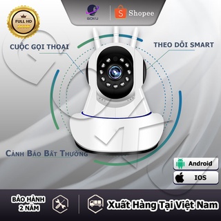 Camera wifi ip app goku 3 anten fhd1080p camera giám sát thông minh