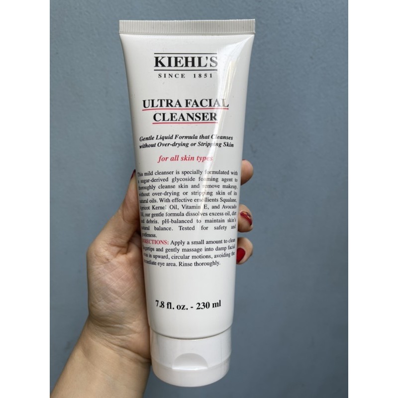 Kiehl's Ultra Facial Cleanser - Sữa Rửa Mặt Dịu Nhẹ 230ml