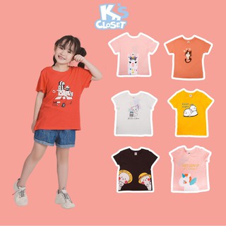 Combo 7 Áo Phông K's Closet Cho Bé Gái (2 - 9 Tuổi) TM