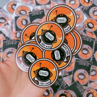 Decal Logo Sticker Patch in áo ủi trực tiếp lên vải hình nasa Rinart