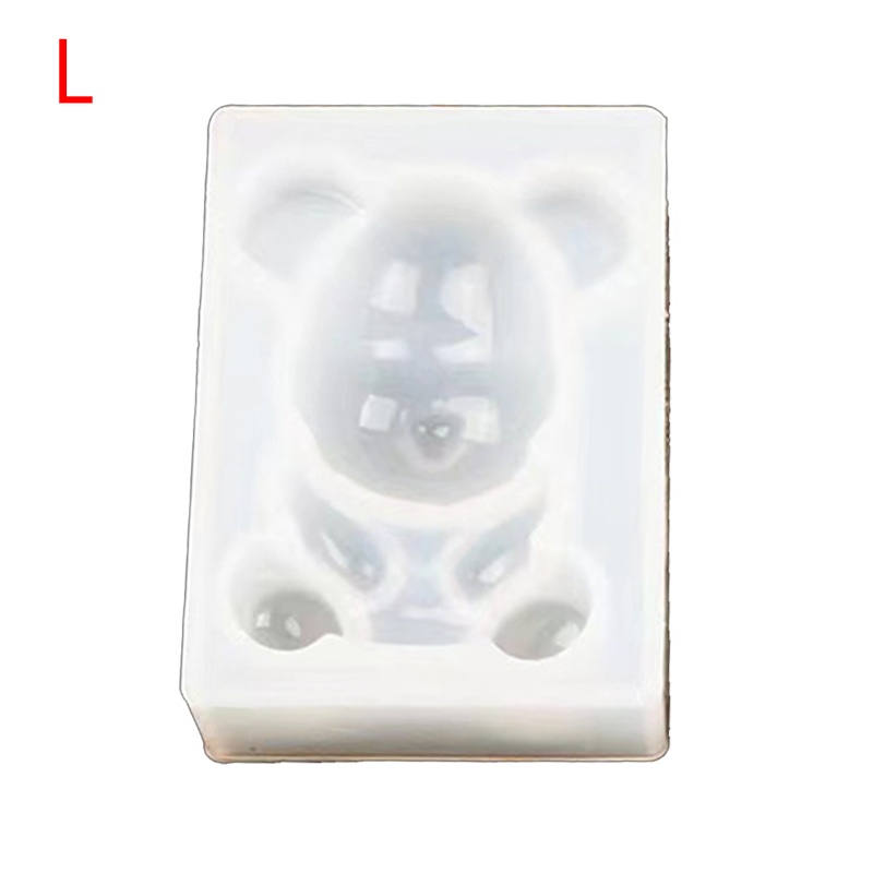 Khuôn Nhựa Epoxy Hình Gấu 3D Dùng Trang Trí Xe Hơi