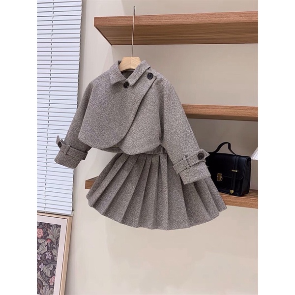 Set áo váy trẻ cao cấp