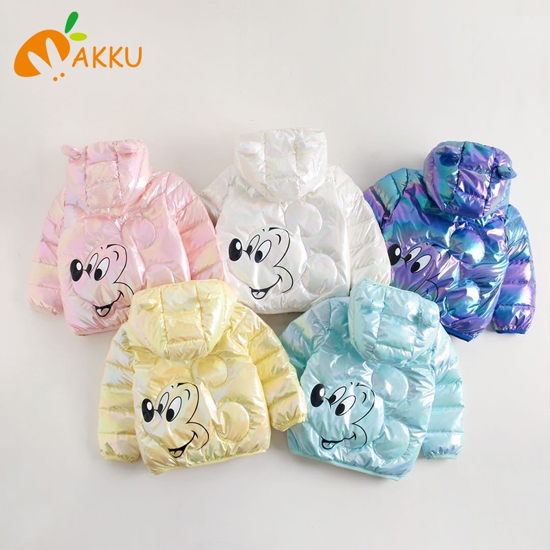 Áo Khoác Phao Hình Chuột mickey Đáng Yêu Cho Bé Akkku