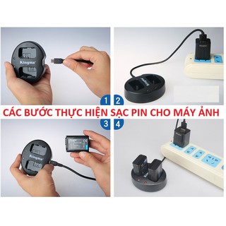 Bộ sạc 2 pin máy ảnh sony FW-50